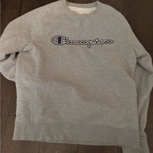 Gray champion hoodie